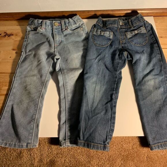2T toddler denim jeans Cherokee & Gymboree - Picture 1 of 9
